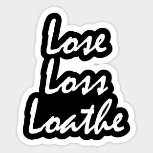 Live Laugh Love comedy Sticker